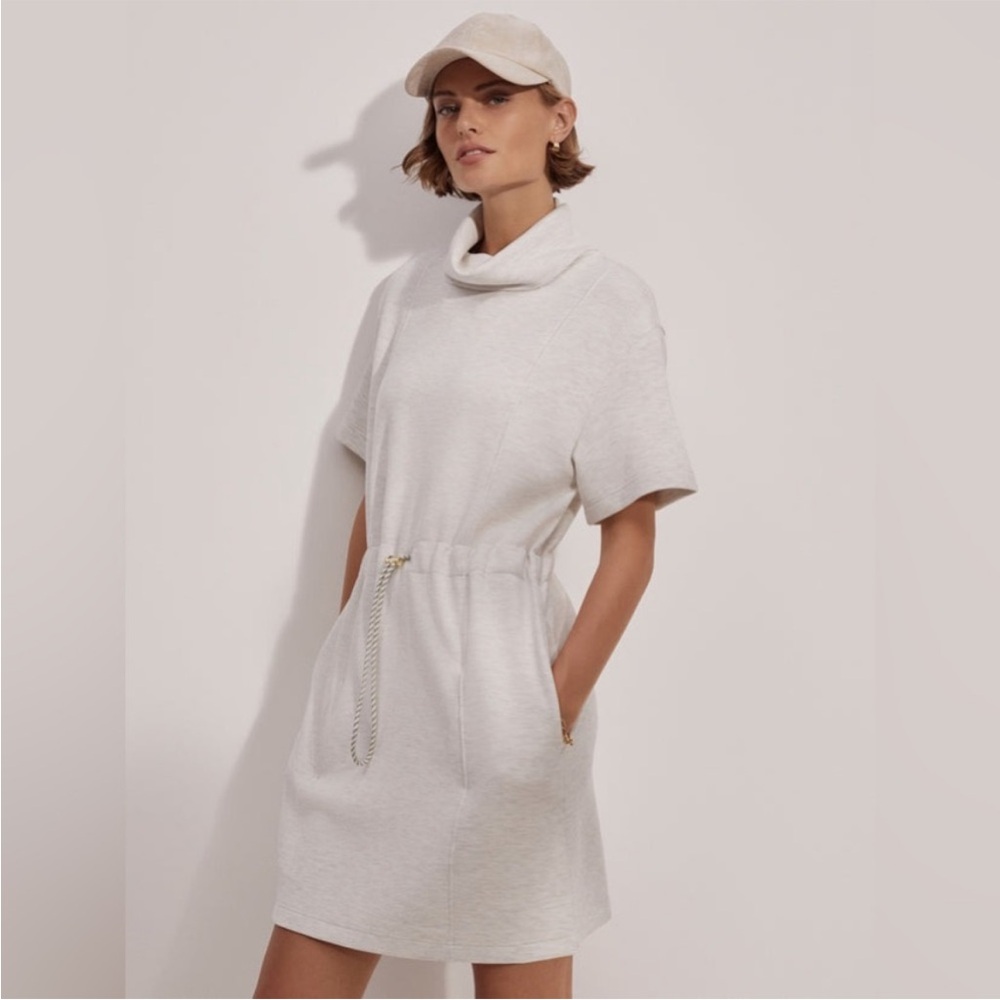 Varley Sophie Dress in Ivory Marl size XS